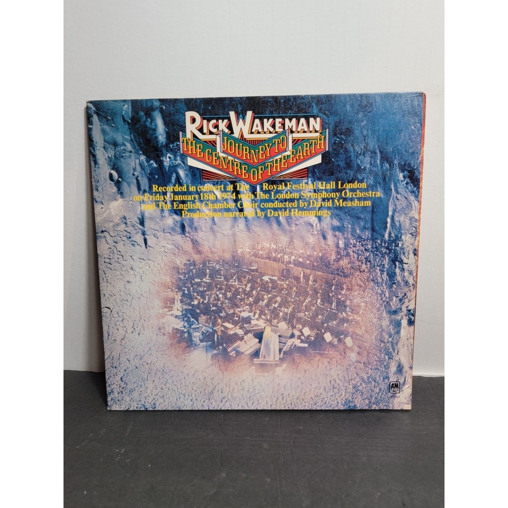 Rick Wakeman Journey To The Centre Of The Earth 1974 Vinyl A&M SP-3621 W/ Insert